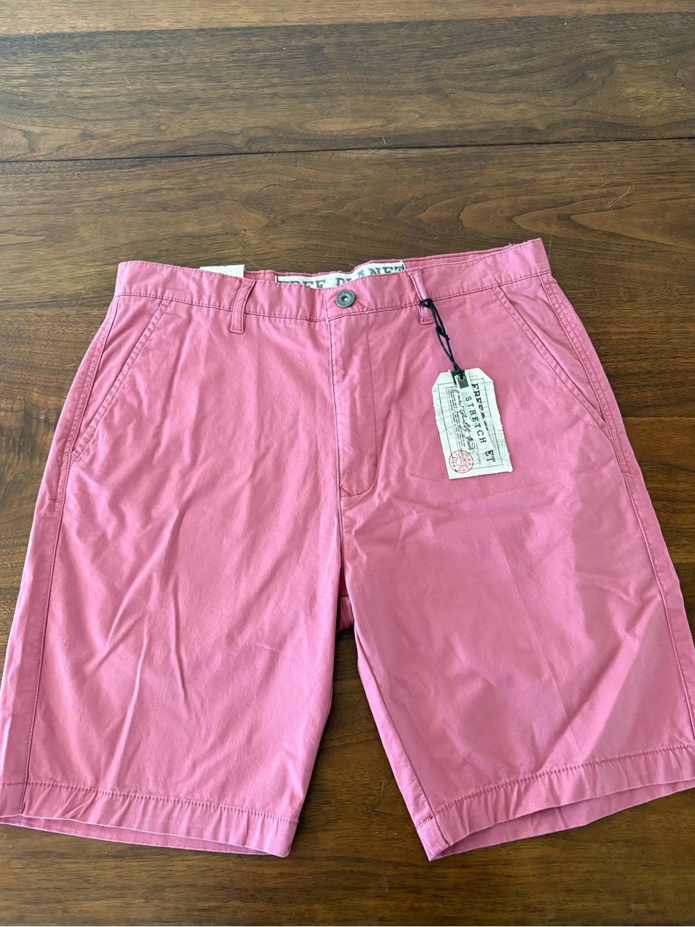 Free Planet Men's Pink Chino Shorts NWT